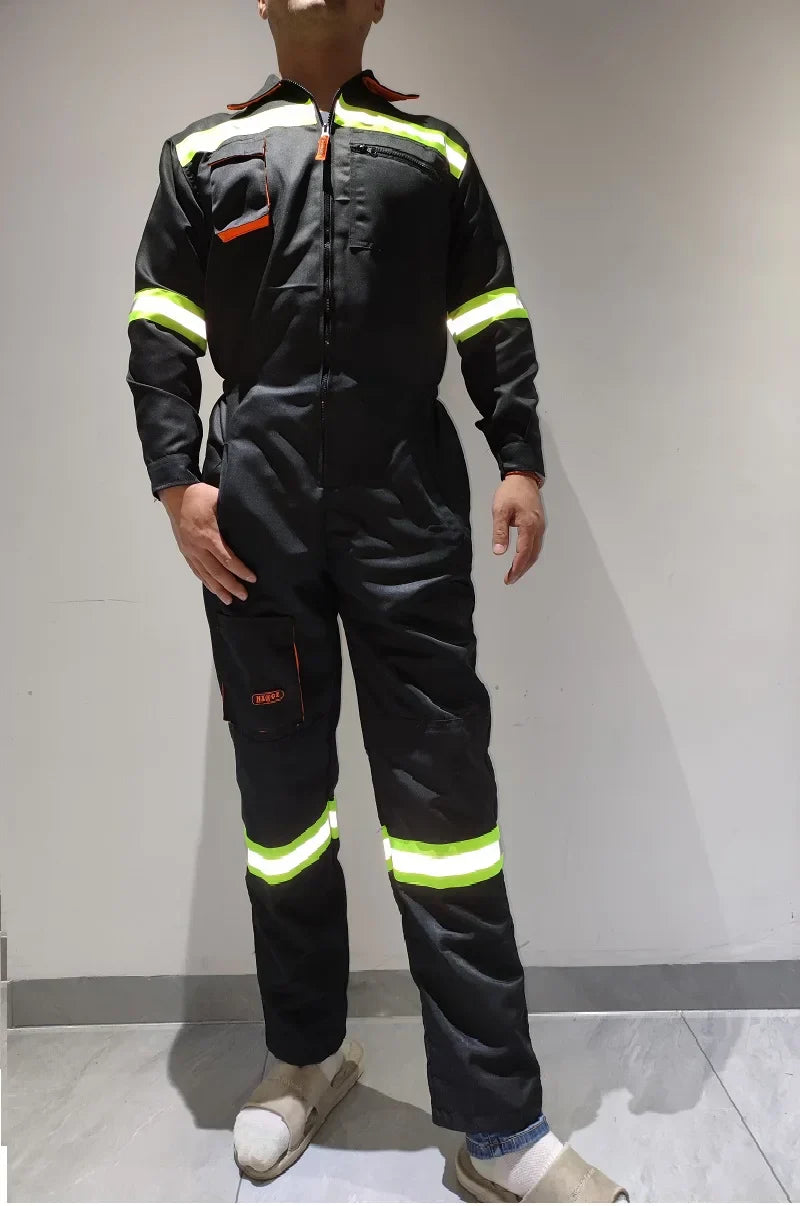 Work Overalls Mens Working Coverall Welding Suit Car