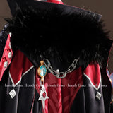 Wriothesley Cosplay Costume Genshin Impact Wig Game Ear