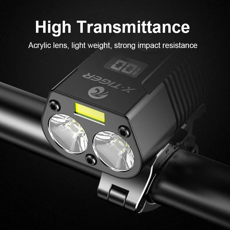 X-Tiger Bike Light Headlight Bicycle Lamp With Power