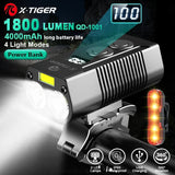 X-Tiger Bike Light Headlight Bicycle Lamp With Power