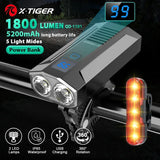 X-Tiger Bike Light Headlight Bicycle Lamp With Power