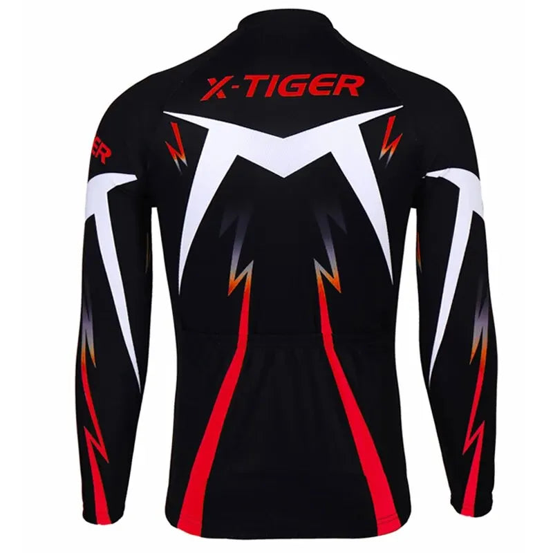 X-Tiger Long Sleeve Cycling Jersey MTB Bicycle Clothing