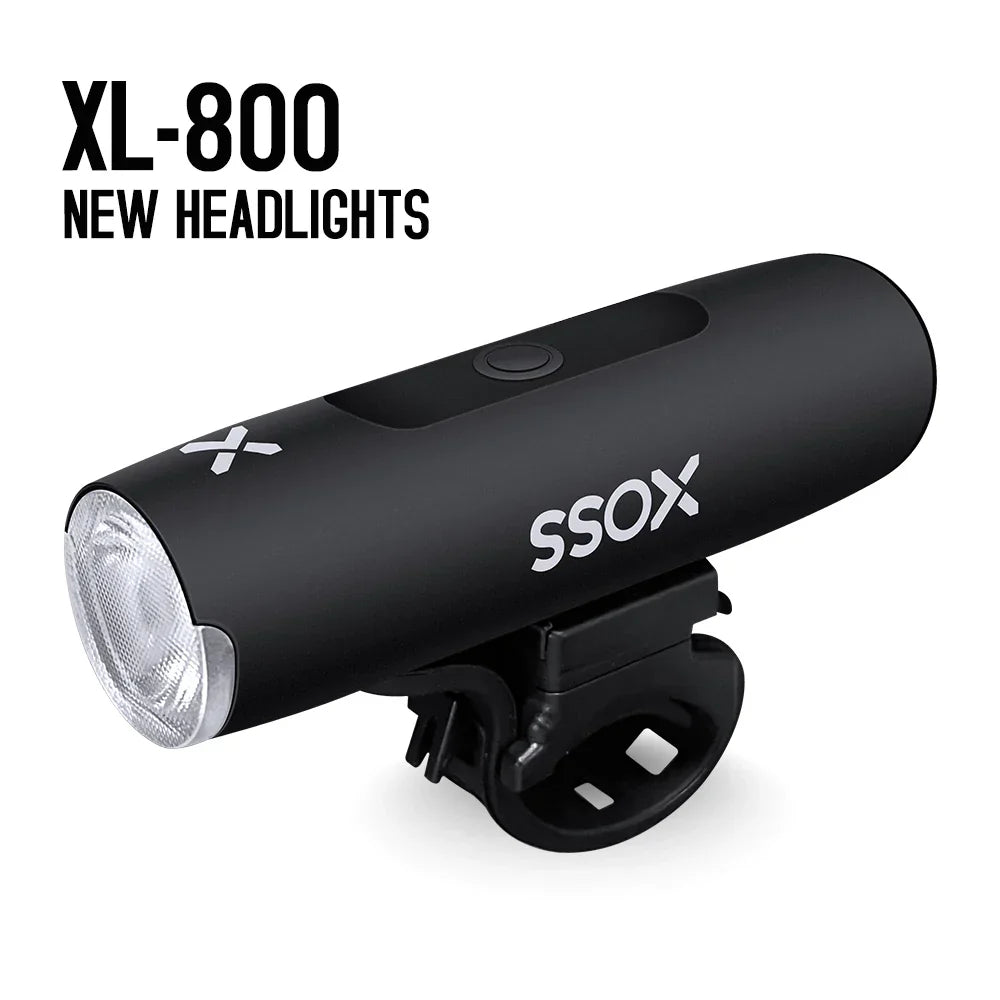 XOSS XL-800 Bike Light Headlight Waterproof USB Rechargeable