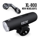 XOSS XL-800 Bike Light Headlight Waterproof USB Rechargeable