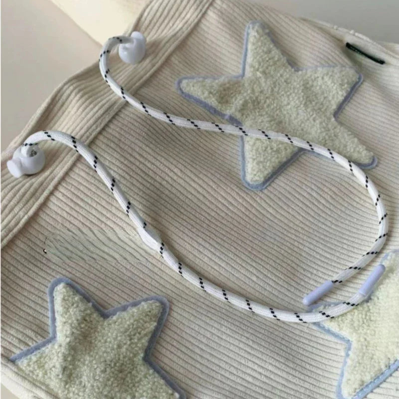 Y2k Aesthetic Streetwear Star Underarm Bag Fashion Korean