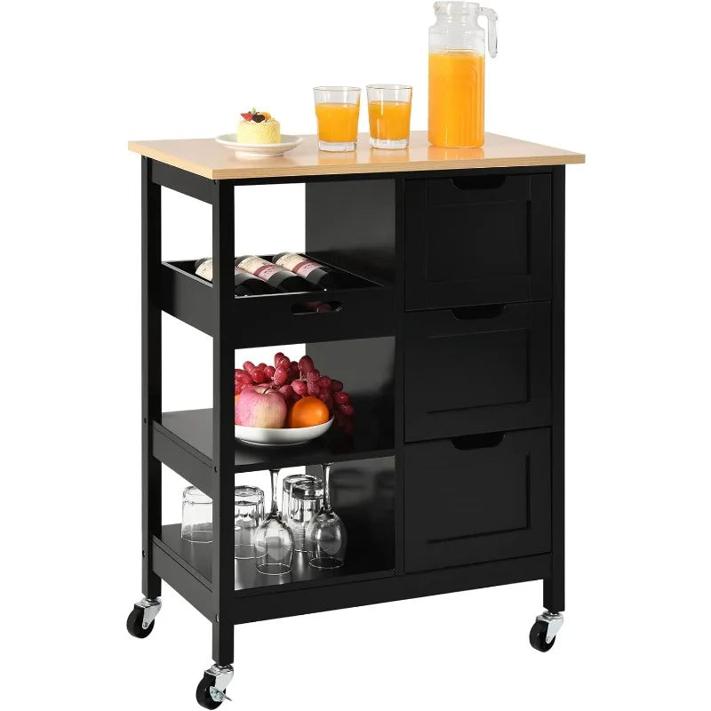 YITAHOME Kitchen Island with Storage, Kitchen Cart