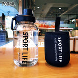 YOMDID Creative Water Bottle Glass Drink Bottles For