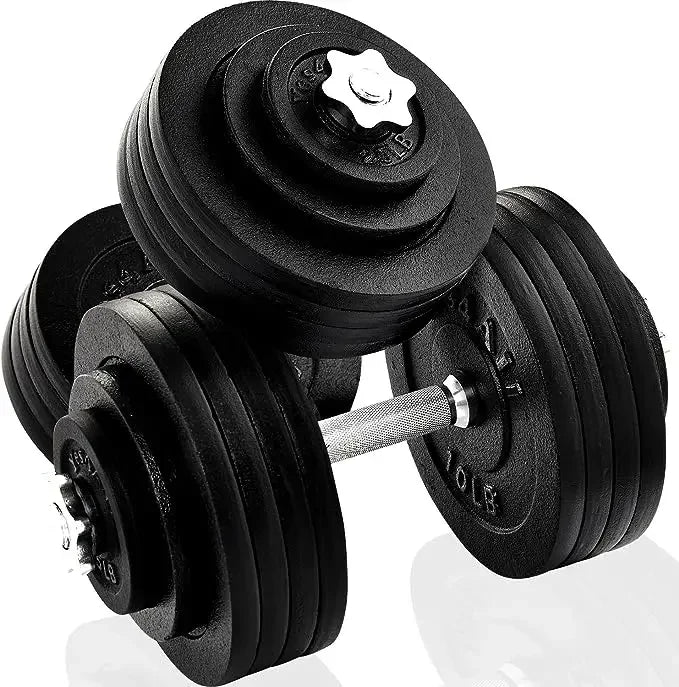 Yes4All Cast Iron Weights Adjustable Dumbbell Sets for