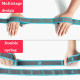 Yoga Pull Strap Belt Polyester Latex Elastic Latin