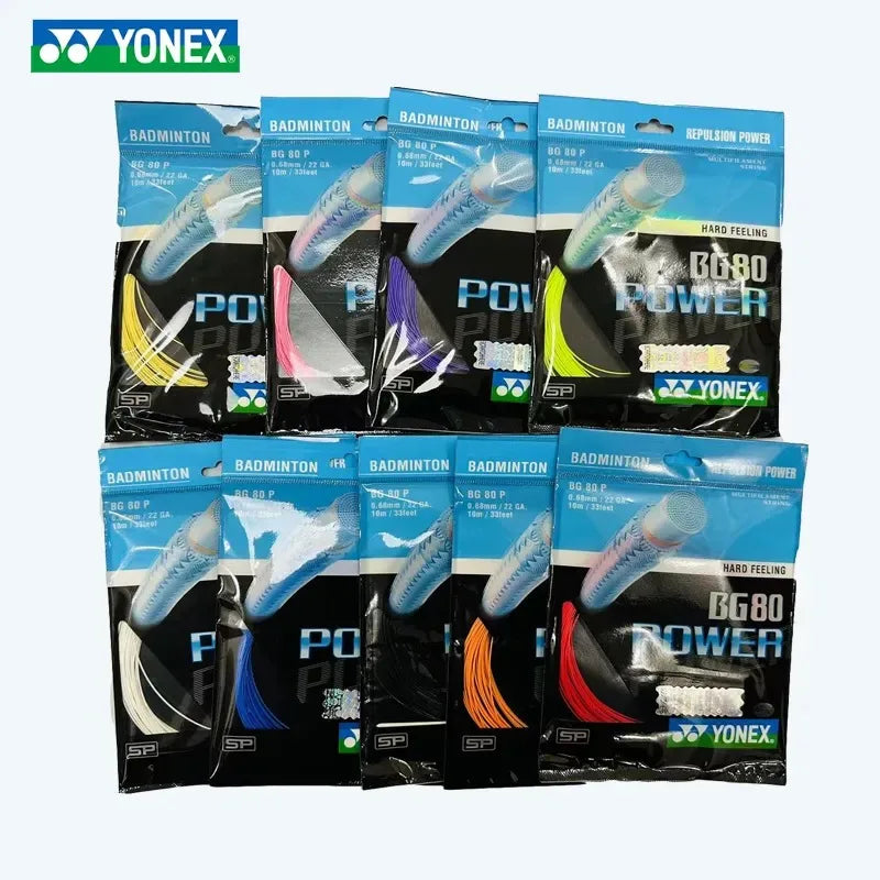 Yonex Badminton Racket Strap String BG80 POWER (0.68mm)