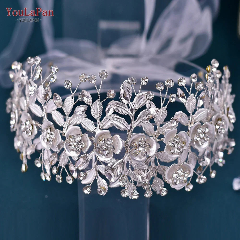 YouLaPan SH349 Elegant Wedding Dresses Belt Alloy Flower