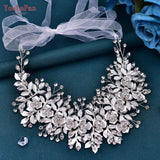 YouLaPan SH349 Elegant Wedding Dresses Belt Alloy Flower