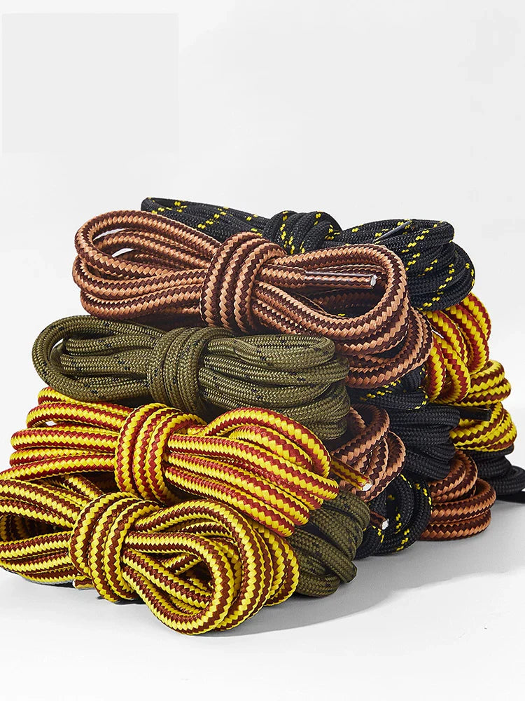 ZHENTOR [2 Pairs] Round Boot Shoe Laces Heavy