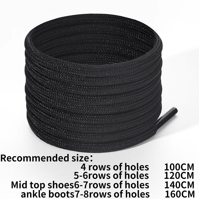 ZHENTOR [2 Pairs] Round Boot Shoe Laces Heavy