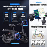 ZPW RS6 Ebike 400W 48V 35AH 14 Inch