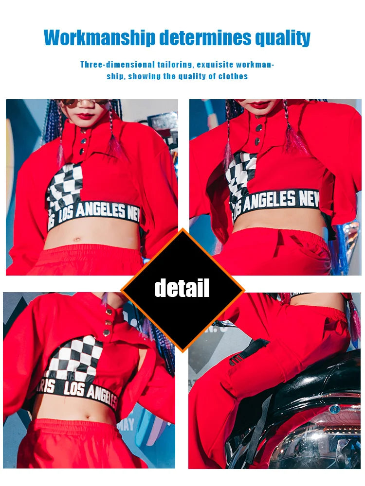 ZZL K-pop Stage Outfits Urban Dance Girl Clothes