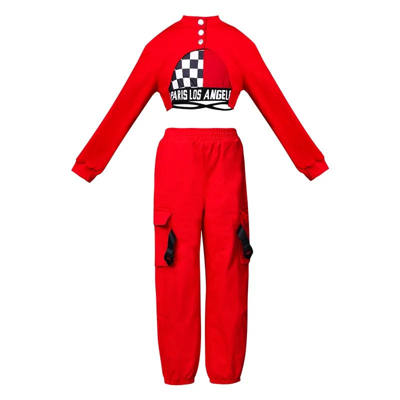 ZZL K-pop Stage Outfits Urban Dance Girl Clothes
