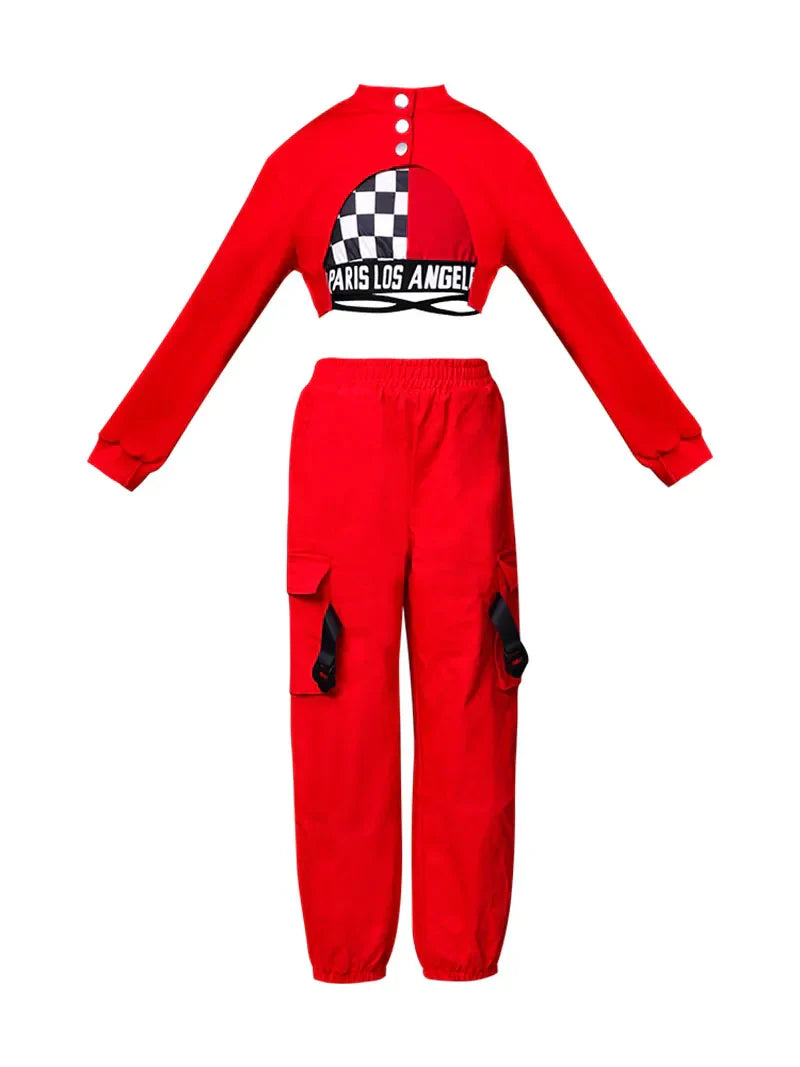 ZZL K-pop Stage Outfits Urban Dance Girl Clothes