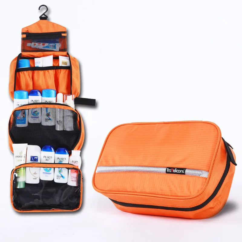 Zipper Man Women Waterproof Makeup Bag Cosmetic Bag Beauty Case Make Up Organizer Toiletry Bag Kits Storage Travel Wash Pouch