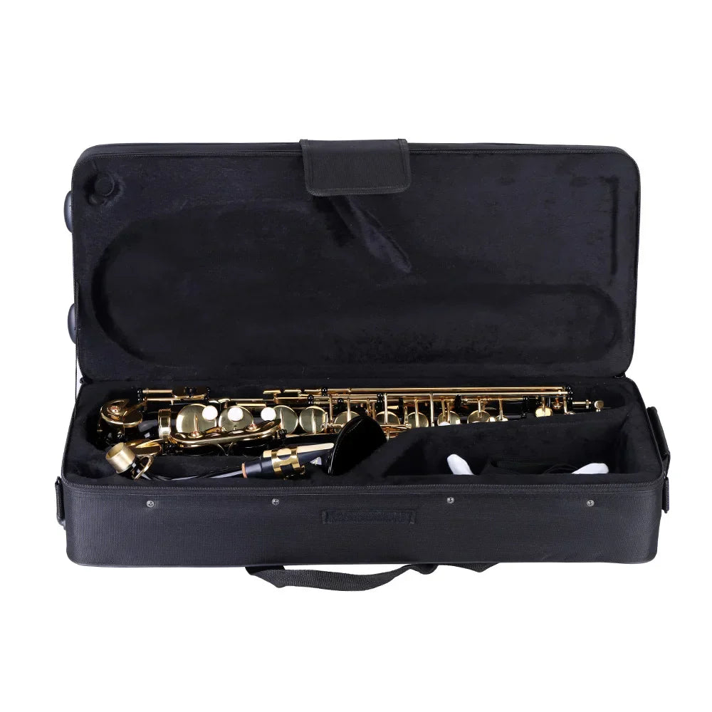 ammoon Eb Alto Saxophone Brass Lacquered Gold Lacquer
