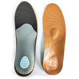 cowhide Shoes Insole Leather Orthotic Insoles Flat Feet