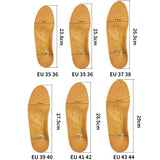 cowhide Shoes Insole Leather Orthotic Insoles Flat Feet