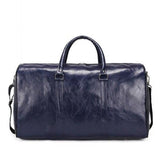 Men's Dark Blue Leather Money Bag