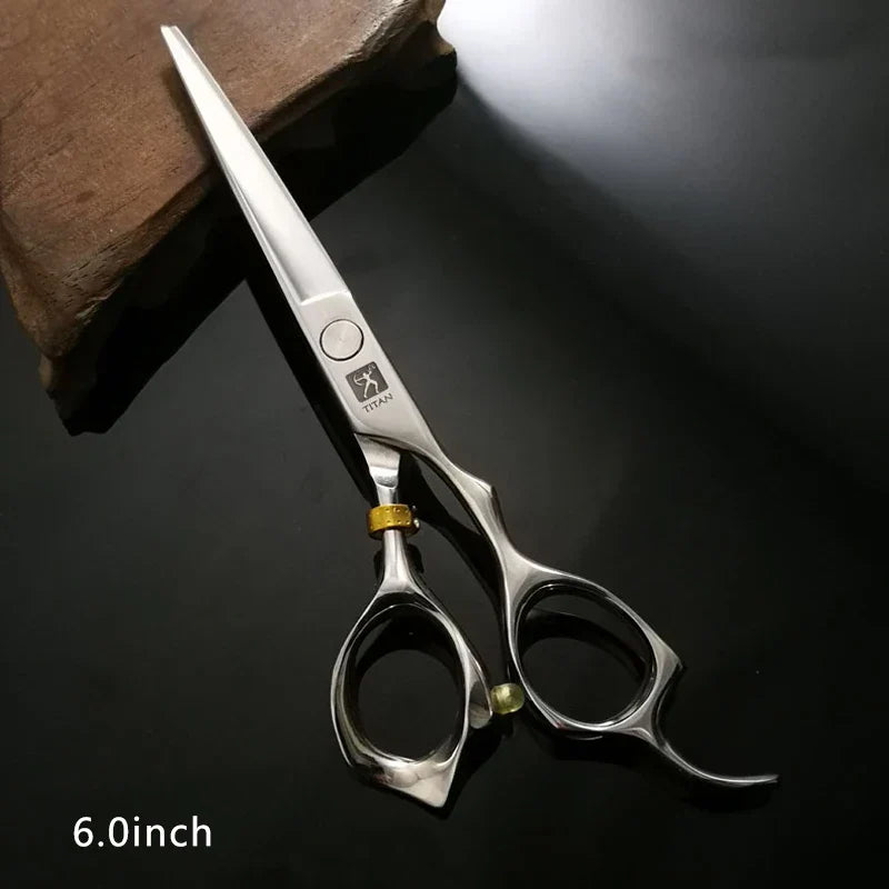 free shipping titan  Professional barber tools hair scissor