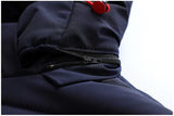 Inverse Red Men's Hooded Puffer Jacket