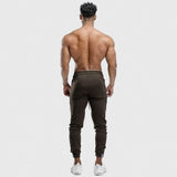 Dark Brown Track Joggers