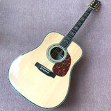 new solid spruce top acoustic guitar D type