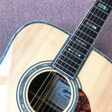 new solid spruce top acoustic guitar D type