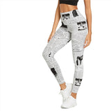 Estrella Newspaper Leggings
