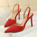 Zora Heels  Red