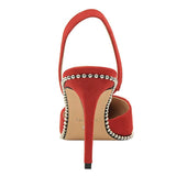 Zora Heels  Red