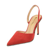 Zora Heels  Red