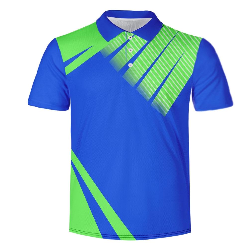 Reginald Golf HighPerformance Blue Jay Shirt