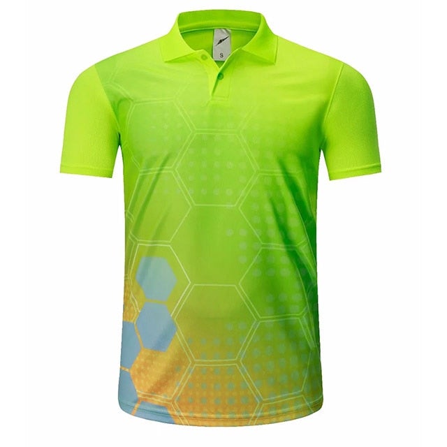 Reginald Golf HighPerformance Hex Shirt (Lime)