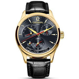 Edward Mechanical Watch - Gold Black