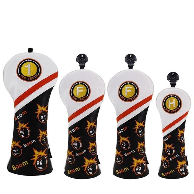 Reginald Golf BOOM Wood Clubhead Covers Full Set