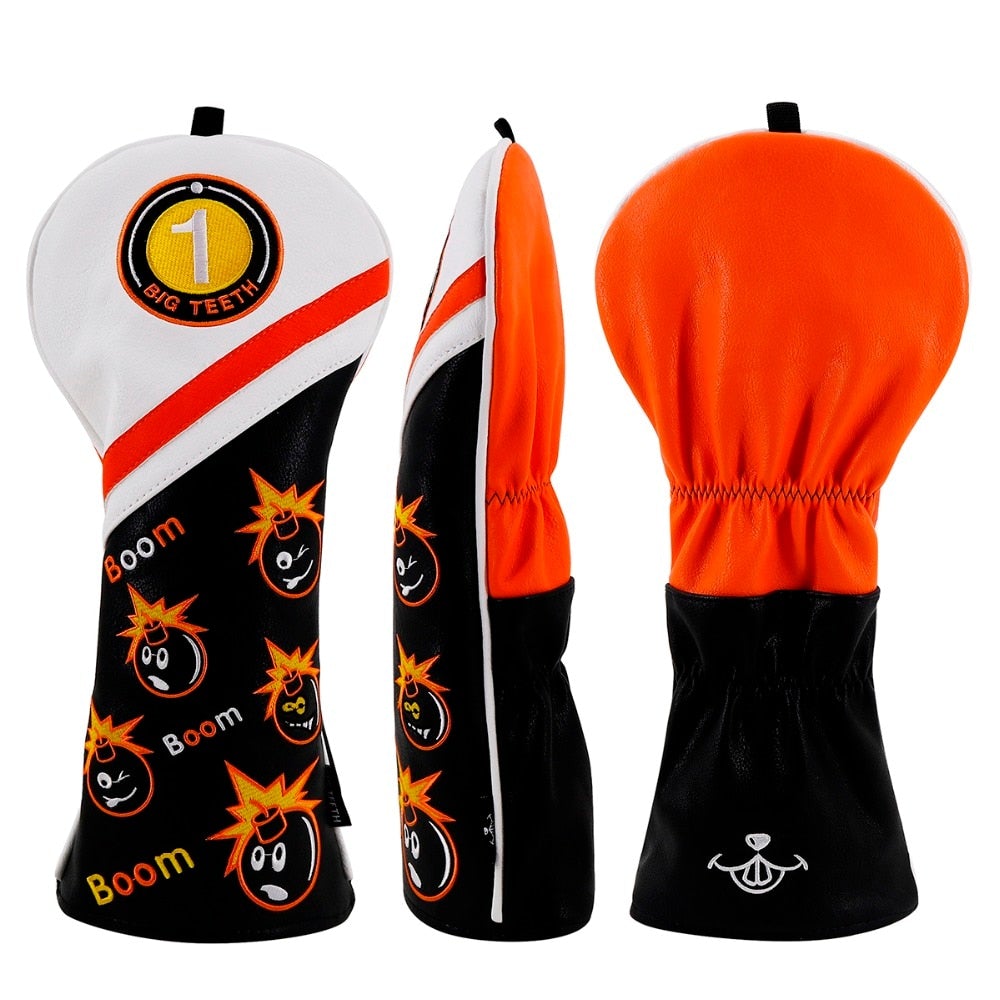Reginald Golf BOOM Wood Clubhead Covers ThreeQuarters Set