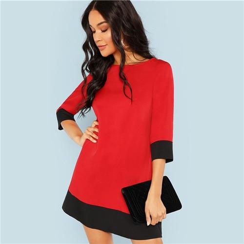 Natalia Mini Dress  Scarlet