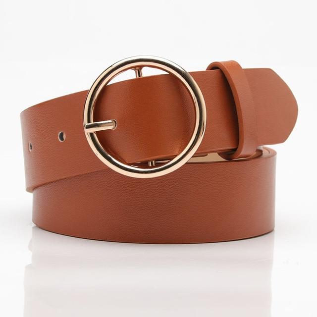 Vasi Belt Gold  Coffee
