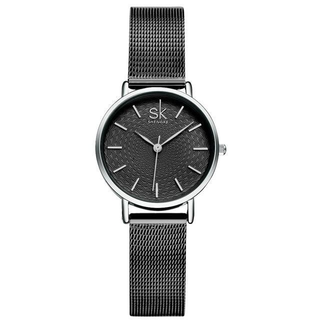 Selena Kaye Watch  Silver Black