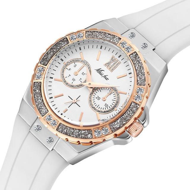 Monique Chronograph  Gold White