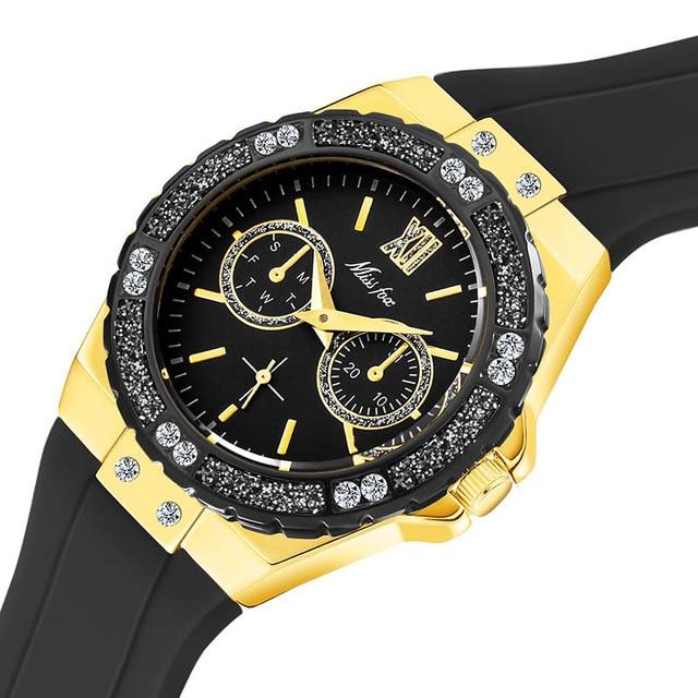 Monique Chronograph  Gold Black