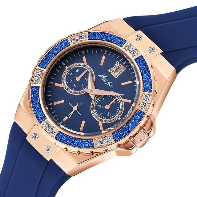 Monique Chronograph  Gold Blue