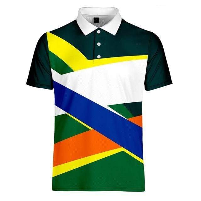 Reginald Golf HighPerformance Blue Road Shirt