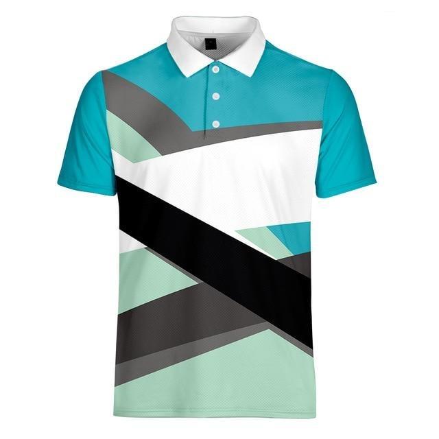 Reginald Golf HighPerformance Blue Hill Shirt