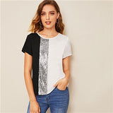 Emani Color Swatch Blouse - White
